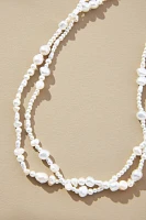 Double Layer Pearl Necklace