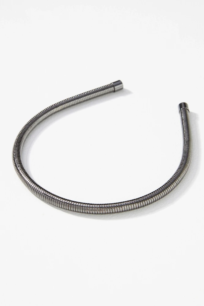 Ribbed Metal Headband