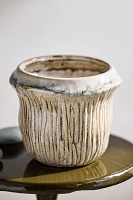 Catona Ridged Ceramic Pot