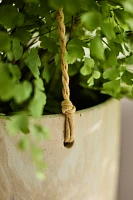 Hanging Marbled Ceramic Pot