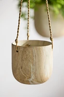 Hanging Marbled Ceramic Pot