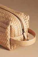 Bembien Pouchette Woven Leather Cosmetic Bag