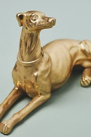 Gold Greyhound Dog Decorative Object