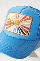 Friday Feelin Happy Rays Trucker Hat