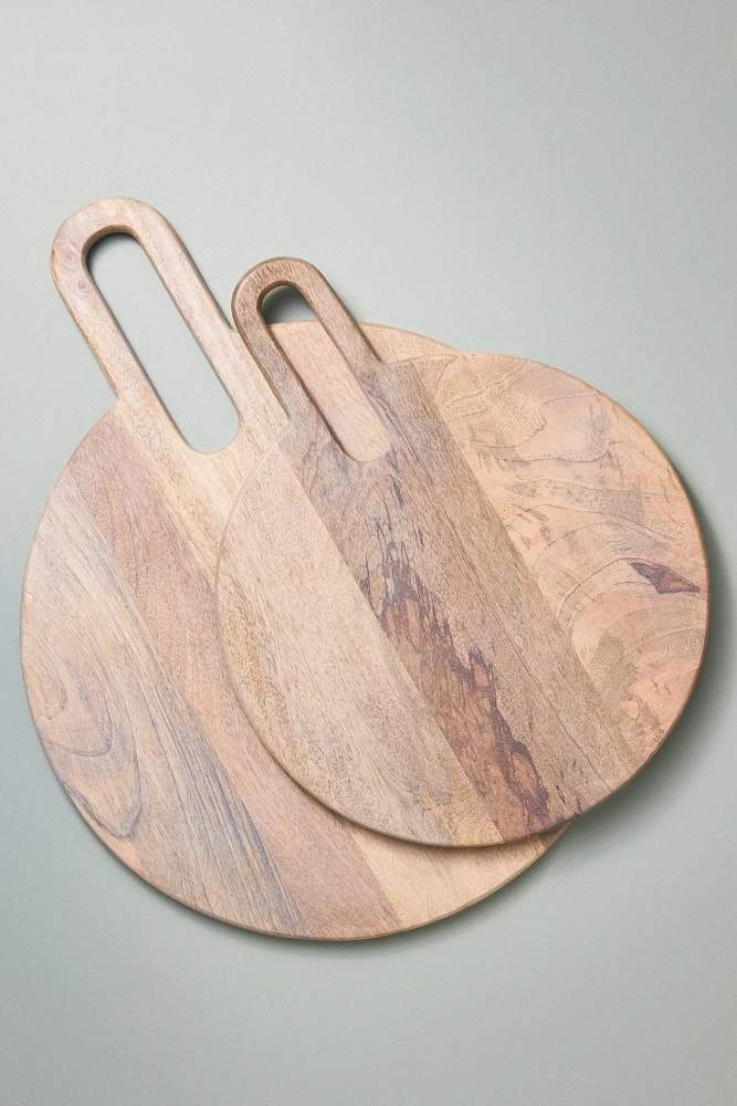 Round Handled Cheese Board