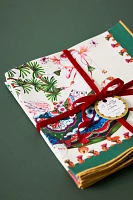 Phannapast Taychamaythakool x Anthropologie Twelve Days of Christmas Cotton Napkins, Set of 12