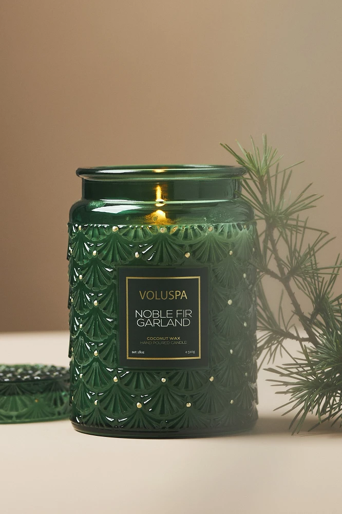 Voluspa Noble Fir Garland Candle