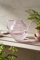 Pink Glass Watering Can