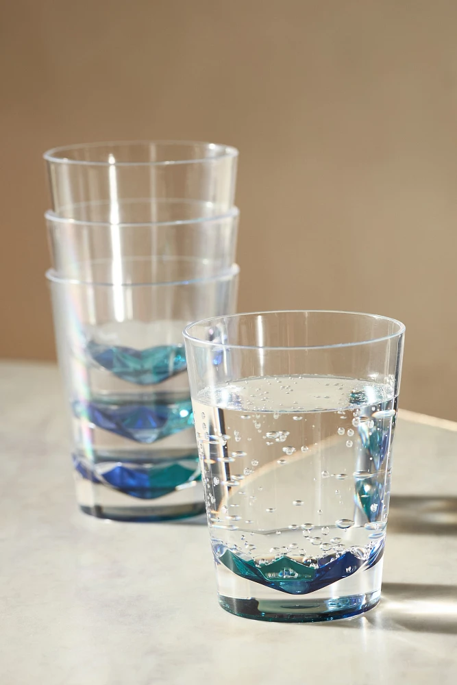 Clarita Acrylic Juice Glasses, Set of 4