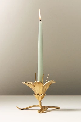 Metal Flower Candle Holder