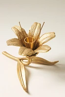 Metal Flower Candle Holder