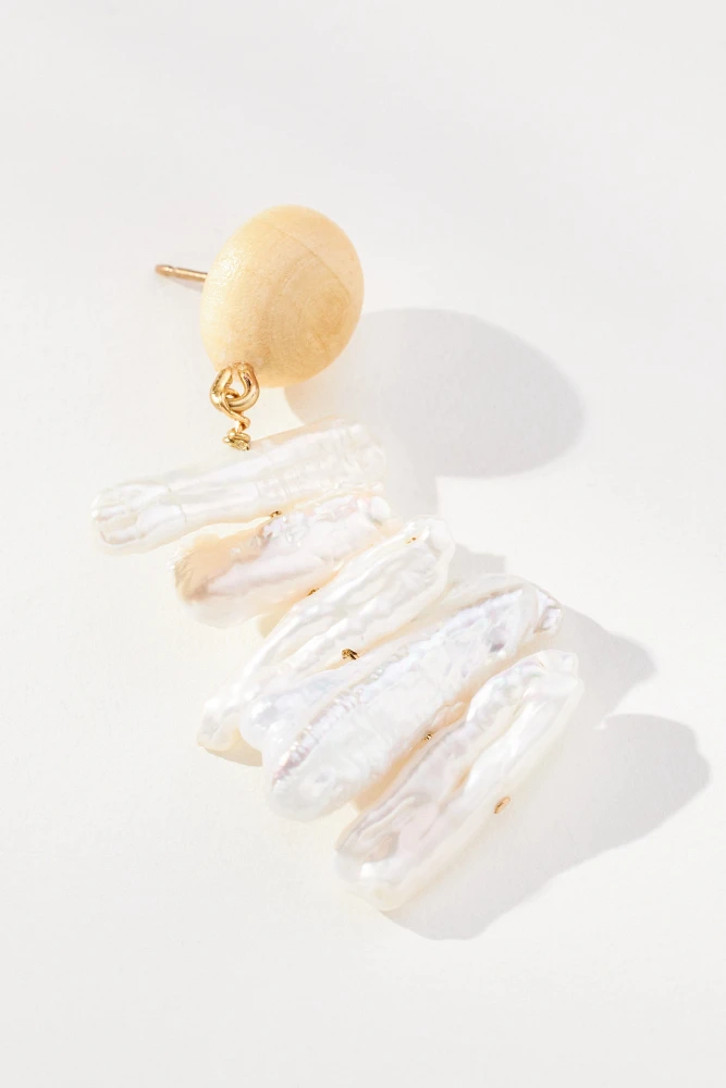 Sophie Monet Pearl Brook Drop Earrings