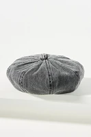 Washed Denim Beret