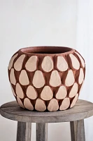 Pebble Relief Terracotta Planter