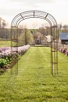 Aged Steel Garden Arch