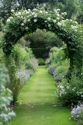 Aged Steel Garden Arch