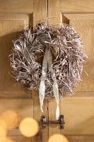 Dried Metallic Tiririca Wreath