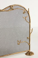 Birdie Brass Fireplace Screen