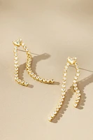 Luv Aj Molten Heart Cascading Earrings