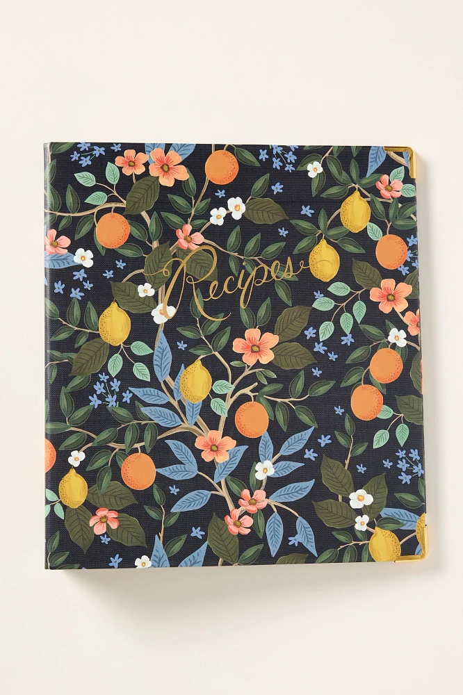 Rifle Paper Co. Cherry Recipe Binder