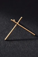 Saskia Diez Big Wire Cross Earrings