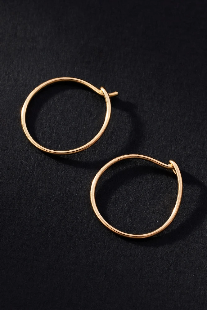 Saskia Diez Wire Hoop Earrings