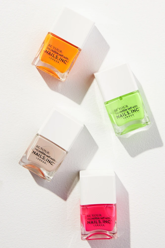 Nails.INC Naked In Neon 4-Piece Nail Polish Set