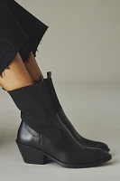 By Anthropologie Sleek Western Ankle Boots