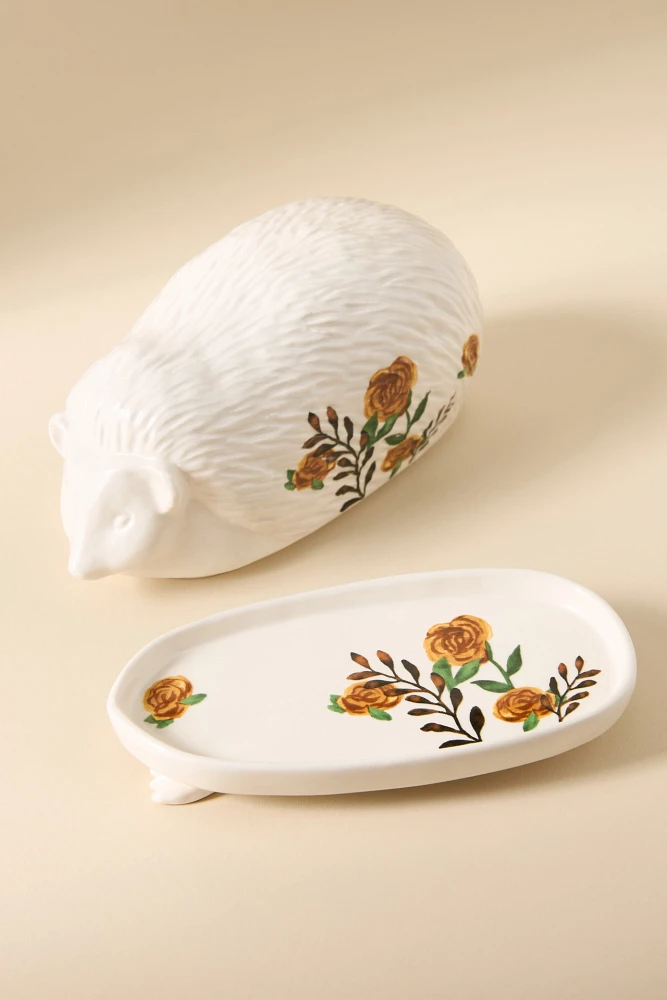 Nathalie Lete Marais Hedgehog Butter Dish