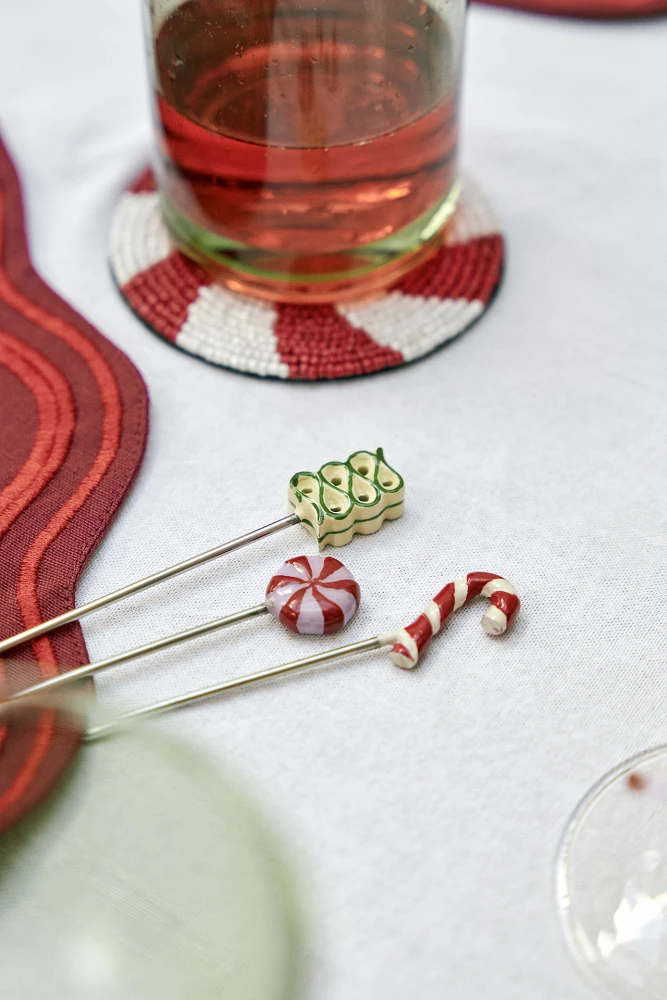 Bon Bon Cocktail Stirrers, Set of 4
