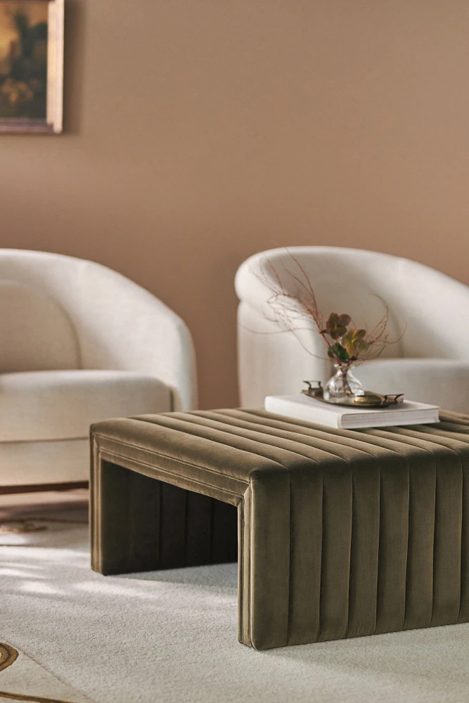 
Alexander Velvet Coffee Table Ottoman