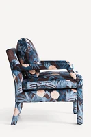 Delaney Frederica Velvet Accent Chair