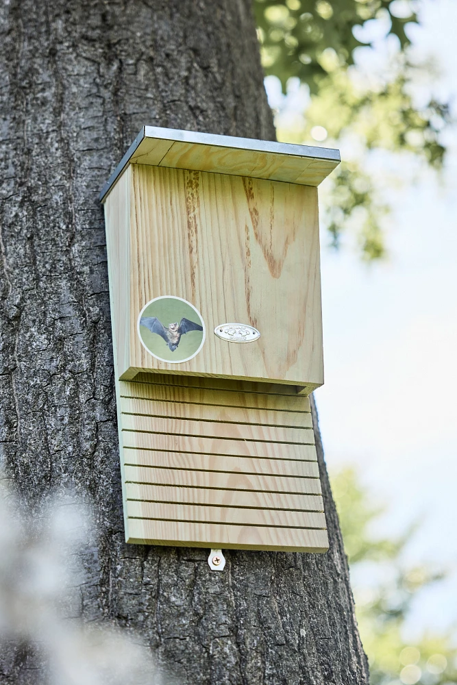 Wooden Bat House