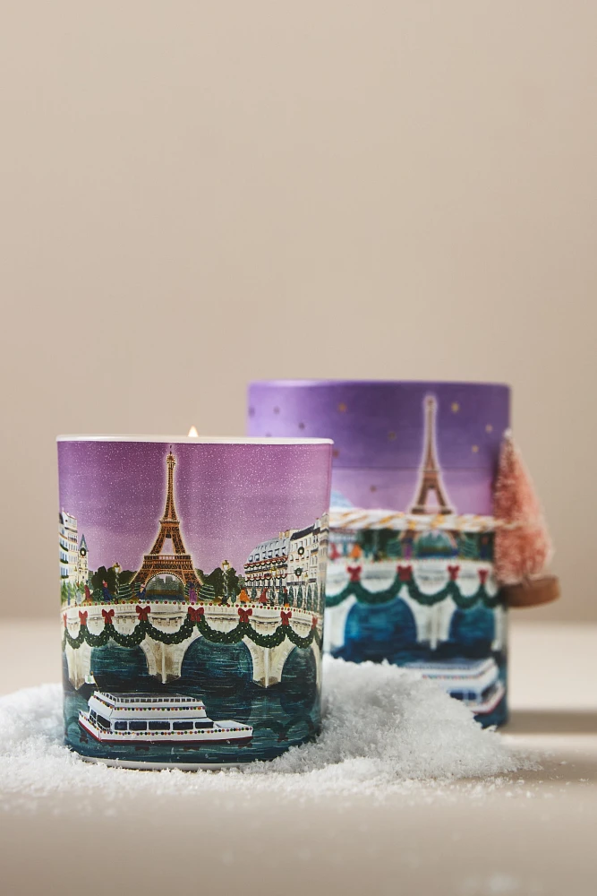 Paris Fruity Champagne Cheers City Boxed Candle