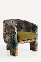 Effie Lena Velvet Tripod Chair