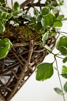 Hanging Twig Heart Planter