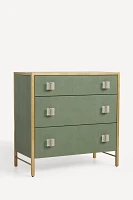 Autumn Shagreen Three-Drawer Dresser