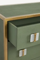 Autumn Shagreen Three-Drawer Dresser