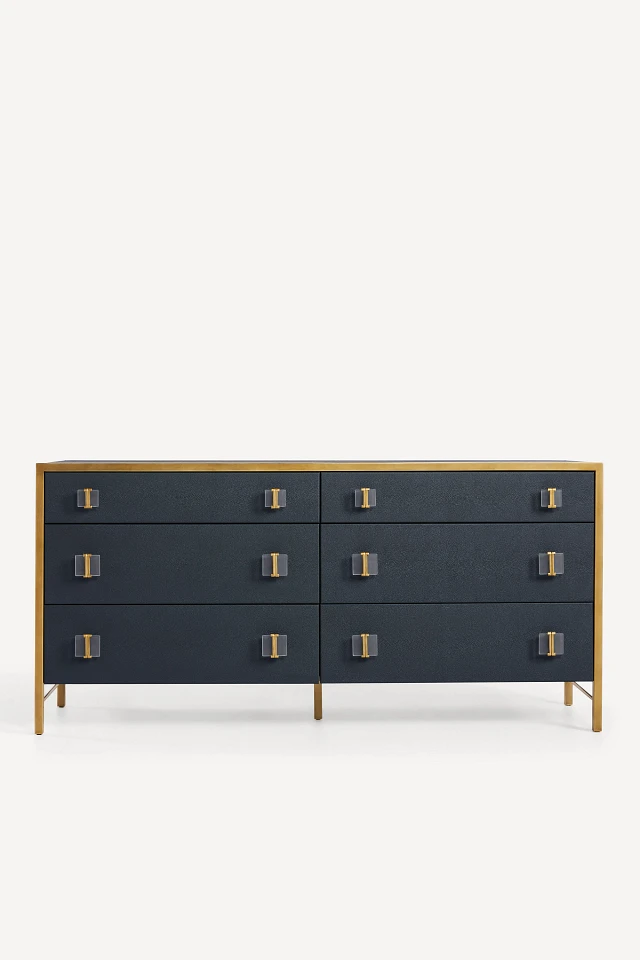 anthropologie blue dresser Anthropologie Ingram Blue Dresser
