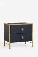 Autumn Shagreen Nightstand