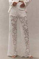 SANS FAFF London Lace Flared Pants