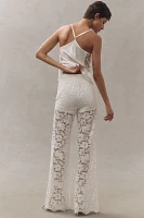 SANS FAFF London Lace Flared Pants