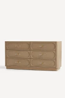 Evers Linen Six-Drawer Dresser