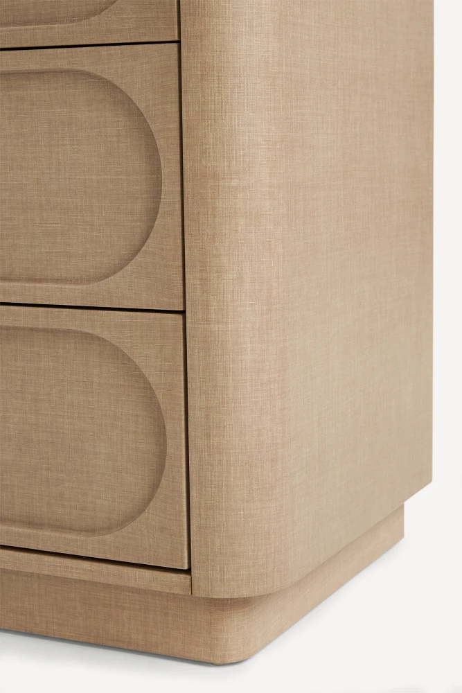 Evers Linen Six-Drawer Dresser