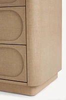 Evers Linen Six-Drawer Dresser