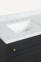 Fern Marble-Top Double Bathroom Vanity