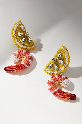 Mignonne Gavigan Shrimp Cocktail Drop Earrings