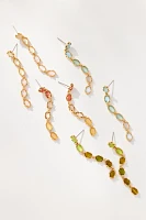 Multi-Hue Drop Earrings