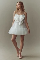 Hutch Dramatic Bow Tulle Mini Dress