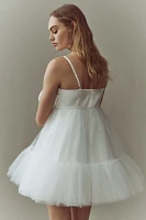 Hutch Dramatic Bow Tulle Mini Dress